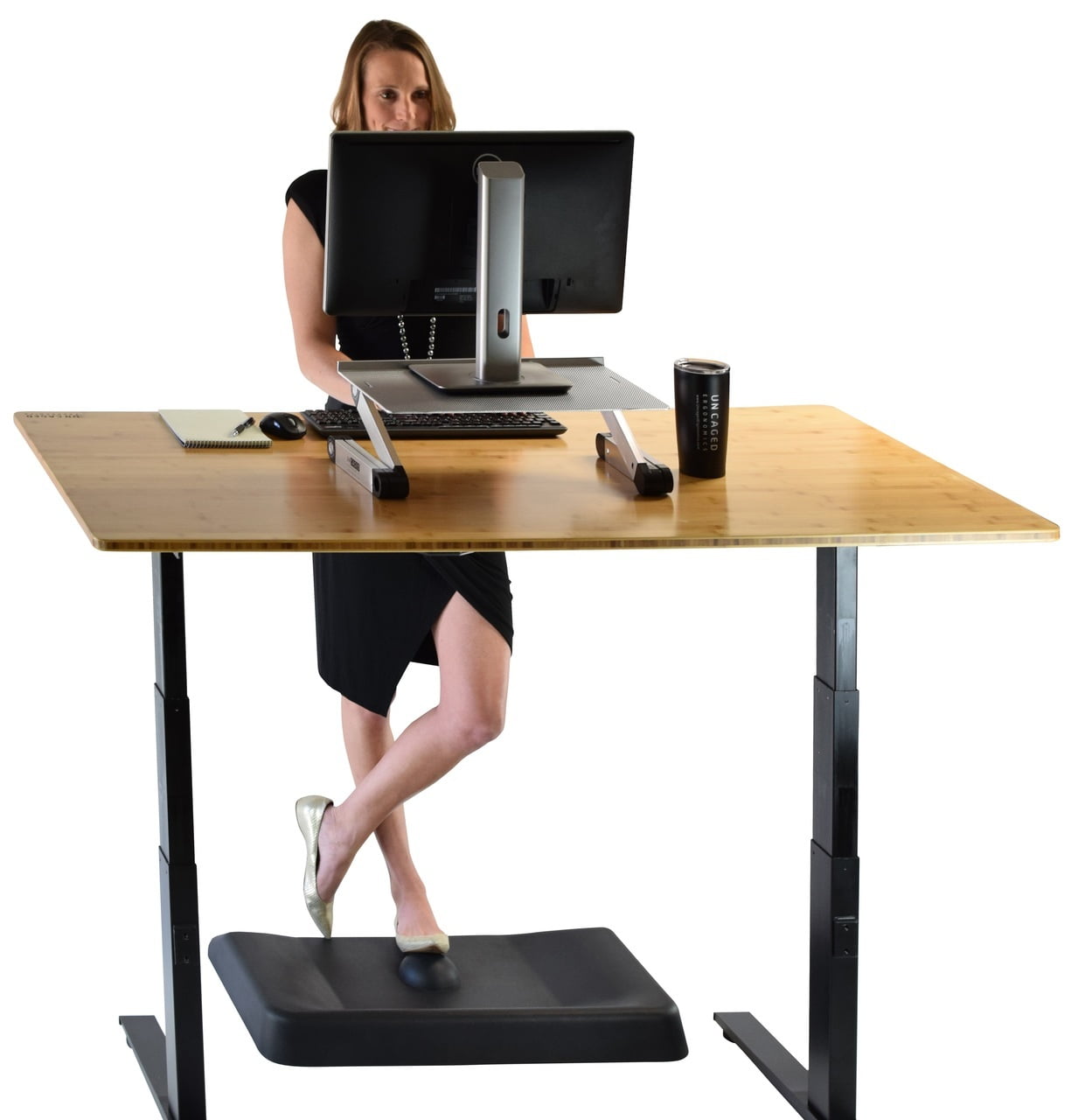 ACTIVE STANDING DESK MAT not flat ergonomic anti fatigue mat for office large contoured thick