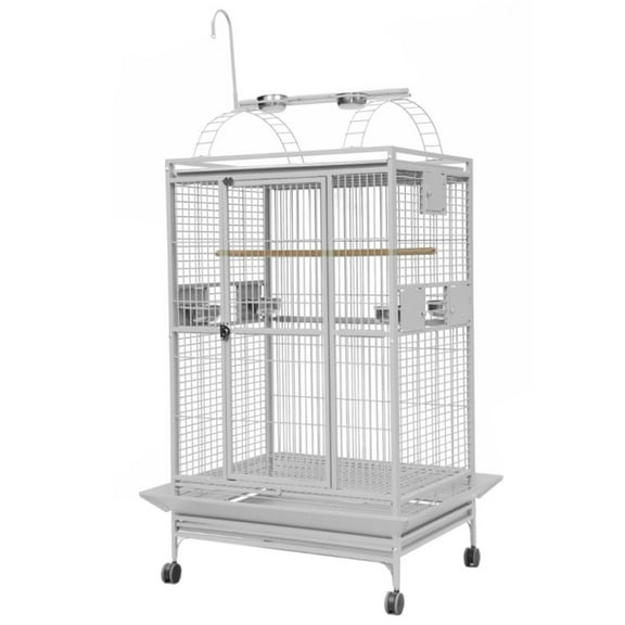 8003628 White Play Top Bird Cage, by A&E Cage Company