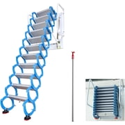 TECHTONGDA Folding Ladder Loft Stairs/Wall Mounted Folding Ladder Loft Stairs Attic for Folding Ladder Blue 47.2427.56in Loft Wall Ladder Stairs