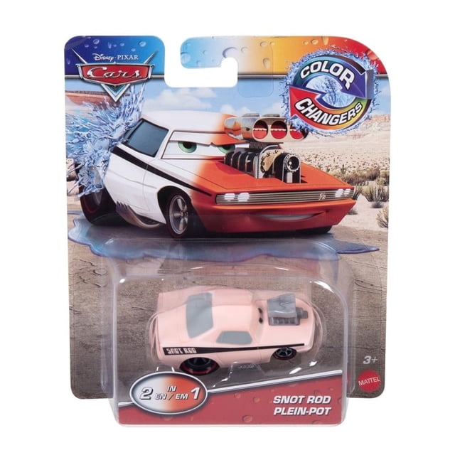 Vehículo de Juguete MATTEL Cars Snot Rod Tuner Color Change