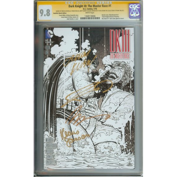Dark Knight III: The Master Race #1 - CGC 9.8 Comic Book