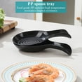 thumbnail image 3 of Jeaker Black Spoon Rest, Platic Spoon Holder, Kitchen Utensil Holder Pack of 2, 3 of 7