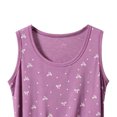 thumbnail image 4 of Favoffer Women's Pullover Tank Top Round Neck Sleeveless Bow Print Modal Breathable Stretch Casual Layering Daily Outerwear Summer Blouse, 4 of 5