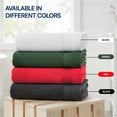 thumbnail image 7 of Linteum Textile Supply Red Hand Towels for Bathroom 16x27 Inches 100% Cotton Zero Twist Hand Towel Set Quick Dry Highly Absorbent Spa Towels Bulk for Salon, Home, Hotel, Gym [Pack of 12], 7 of 7