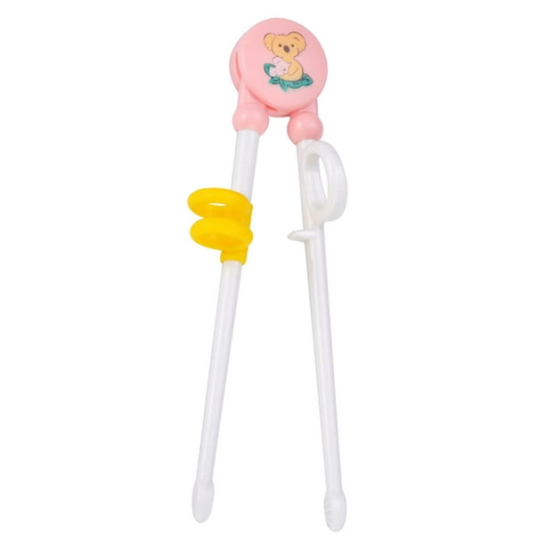 Palillos de entrenamiento,Palillos de entrenamiento para niños Niños pequeños,Principiantes aprendiendo palillos ayudante lindo Koala Rosa