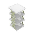 thumbnail image 2 of PLPPYFS 4-Tier Vertical Shoe Rack, Narrow Shoe Storage Organizer, Slim Corner Shoe Tower Rack, Space Saving for Entryway and Bedroom, 2 of 6