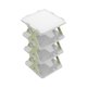 thumbnail image 2 of Estante de almacenamiento multicapa de estilo escandinavo | Zapatero ajustable de plástico DIY | Organizador de sala de estar | Estantes modulares desmontables | 4 niveles | 49,5x26x24cm, 2 of 6