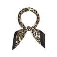 thumbnail image 1 of INSPIRE CHIC Women's Leopard Print Square Kerchief Head Scarf Neckerchief Brown, 1 of 6