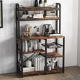 thumbnail image 6 of Bakers Rack with Power Outlet, 6-Tier Microwave Stand, Steel Frame, Kitchen Storage Shelf with Wire Basket and Open Shelves, Coffee Bar Station for Spices, Pots, and Pans, 6 of 7