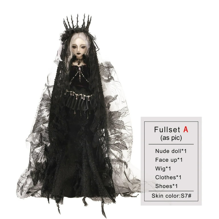 BJD Doll 1/4 Fuvera Full Set Gothic Dark Series Countess Anime