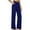 *Blue, variant on Women's Plus Size Flare Yoga Pants,Ladies Stretchy Butt Lift Pant with Pockets,High Waisted Trousers For Women,Black,Size XL