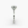 thumbnail image 3 of Arise Jewel Excellent 1.9 Ct Emerald Cut Moissanite Rings - 14K White Gold Plated Wedding Anniversary Rings - Side Stone Unique Design Engagement Rings for Her - Promise Wedding Gift for Women's, 3 of 4
