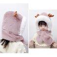 thumbnail image 4 of Gorro Peludo Para Niños, Bufanda Con Astas Y Orejeras, Gorro Cálido De Invierno Para Niñas Y Niños Speravity AP008143-01, 4 of 6