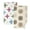 Colorful Hand-Drawn Crosses Brown Beige, variant on 2-Pack Soft 100% Cotton & Highly Absorbent Bath Towel 2 Defferent Pattern Designs Black Crosses Soft Pastel Colors