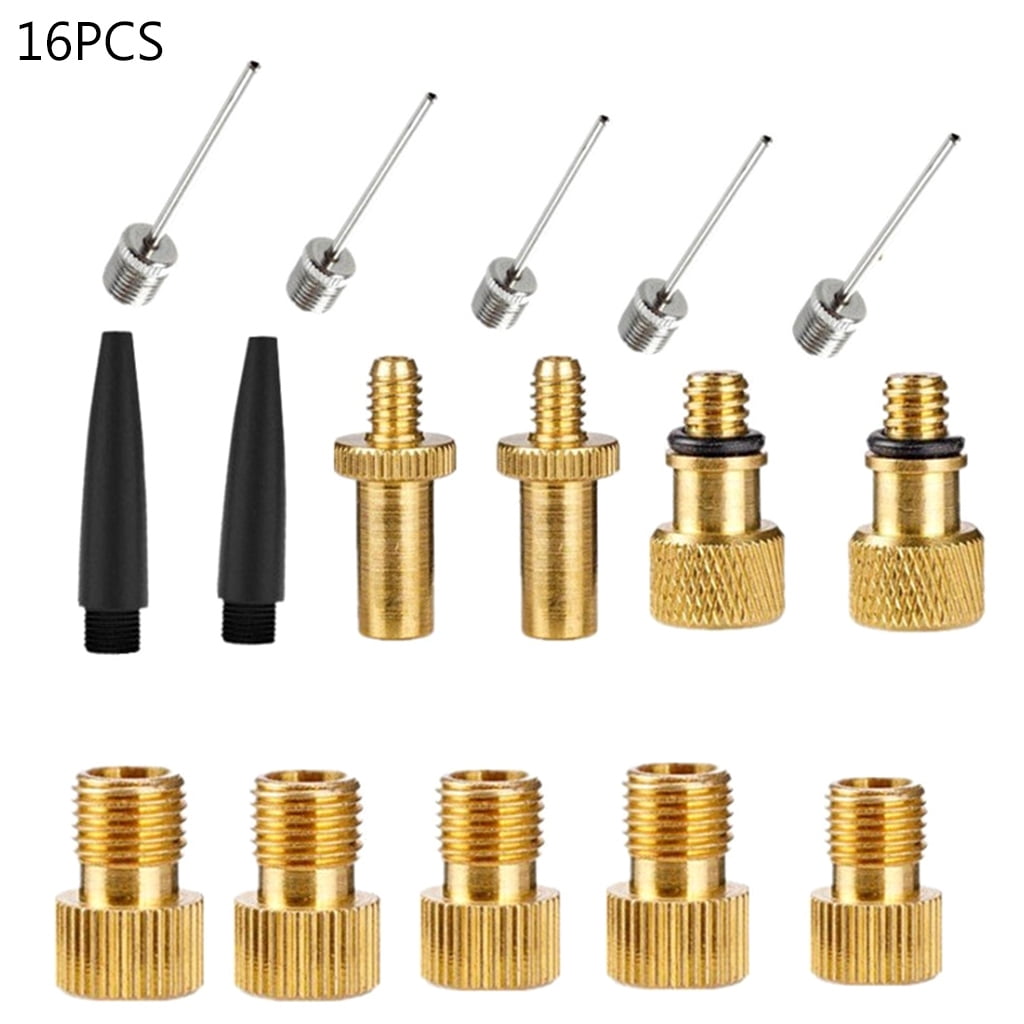 1 to 20 Valve Adapters Presta to Schrader Brass Converter for Bicycle Pumps CA 