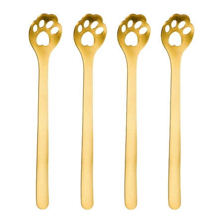 

Fall Decorations For Home Cute Cat Mini Creative Coffee Spoon Stainless Steel Spoons Gift Cake Stirring Sugar Soup Dessert Teaspoon