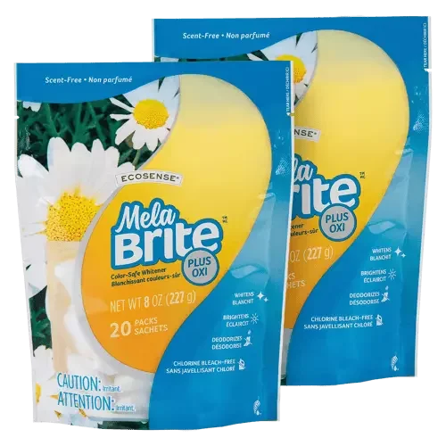 Melaleuca MelaBrite Plus Oxi 2 Packs Color Safe Whitener Natural 227g ea