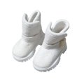thumbnail image 2 of DOMELAY 1/4 Scale Figure Snow Boots Simulation Miniature Female Action Figures Shoes White, 2 of 9