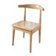 thumbnail image 2 of Silla de madera con respaldo de listones Soledad decorativa resistente Marrón claro, 2 of 10