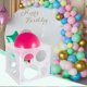 thumbnail image 3 of Caja medidora de globos de plástico plegable, fácil de medir, con 11 orificios para globos de 2 a 10 pulgadas, herramienta precisa para medir globos., 3 of 7