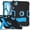Black+Blue, variant on Rugged Case For iPad Air 11 inch M4/M3/M2 (2026/2025/2024) Shockproof Cover with Kickstand & Pencil Holder