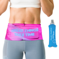 thumbnail image 2 of Cangurera Unisex RUMVO Con Botella Flexible De Agua Fucsia Negro M, 2 of 5