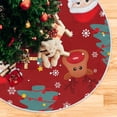 thumbnail image 5 of FMSHPON Christmas Theme Xmas Christmas Tree Skirt Stand Mat for Holiday Party Decoration Indoor Outdoor 48 inches, 5 of 6