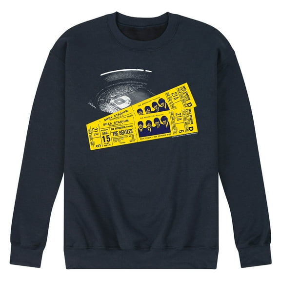 The Beatles - Shea Tickets-Men's Crew Fleece Sweatshirt