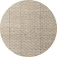 thumbnail image 1 of Ahgly Company Indoor Round Abstract Brown Solid Area Rugs, 5' Round, 1 of 6