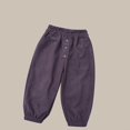 thumbnail image 5 of breaise Toddler Boys Sweatpants Girls Long Pants Corduroy Sweatpant Kids Elastic Waist Casual Jogger Trousers, 5 of 5