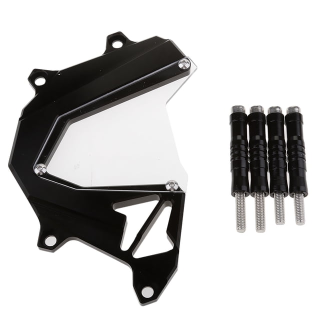 De cubierta Delantera De cubierta De Para - Negro Yotijar Cubierta de la guardia de la cadena de la motocicleta