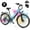 Blue, variant on ESKUTE Electric Bike for Adults – 1300W Peak Power Ebike, 28MPH Step-Thru E-Bicycle with 840Wh Removable Battery, Up to 70-Mile Range, 26" Tires, 7-Speed Adjustable Stem, white