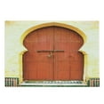 thumbnail image 1 of Architecture Cutting Board, Old Moroccan Historical Antique Locked Building Door Interior, Decorative Tempered Glass Cutting and Serving Board, in 3 Sizes, by Ambesonne, 1 of 2