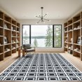 thumbnail image 2 of ODIKA 5x7 Machine Washable Non-Slip Area Rug, Geometric Gray High Traffic Rug with Pad, Gray, 1049378, 2 of 8