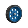 COSCO 10 Inch Low Profile Replacement Wheels for Hand Trucks, FlatFree, (Blue, 2 Pack