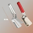 thumbnail image 7 of Stainless Steel Grill Clamp,Stainless Steel Kitchen Tongs,Slotted Double Spatula,Anti-Scald Extended Handle Spatula Tongs, Slotted Double Spatula, For Flipping Steak Fish Bread Hamburger BBQ Pizza, 7 of 7
