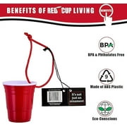 Red Cup Living Miniature Beverage Cup with Christmas Ornament