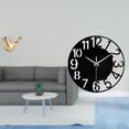 thumbnail image 2 of Escultura Moderna De Pájaro Dorado Y Reloj De Pared Acrílico, Estatua Decorativa De Animal Para El Hogar, La Oficina, La Sala De Estar, El Hotel Y El Baño, Regalos., 2 of 8