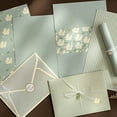 thumbnail image 3 of Stationery Paper (Lined) 24pcs and Envelopes 12pcs, Stationery Paper and Envelopes Set with accessories, 3 of 5