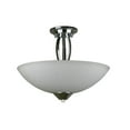 thumbnail image 2 of Whitfield 3-Light Old Silver Semi-Flush, 2 of 2