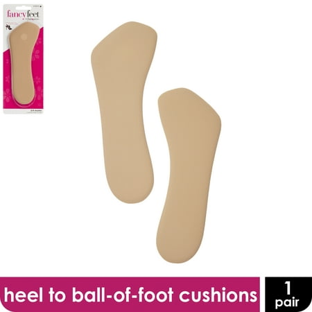 Fancy Feet 3/4 Length Cushioned Insoles - One Pair of Shock-Absorbing Foam Inserts for High Heels, Boots, Flats and Other Uncomfortable (Best Cushions For High Heels)