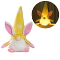 thumbnail image 2 of Muñeca de peluche sin rostro LED para decoración de conejitos de gnomos de pascua, 2 of 5