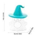 thumbnail image 3 of Floating Ghost Aquarium Hideout, Halloween Witch Hat Fish Tank Shelter Ornament, Hollow Mesh Breeding Cave for Betta Shrimp Small Fish, Safe Adjustable Decor for Halloween Tank, 3 of 6