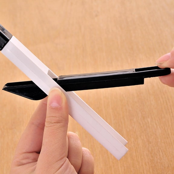 LITINKIMI 3Pcs Black Plastic Household Cleaning Brushes with Small Brush Head for Edge Cleaning