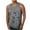 Gray, variant on Aofany New Men's Casual Plus Size Print Tank Top Sports Sleeveless Round Neck T-shirt Pullover Blouses