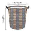 thumbnail image 3 of Facannap Fabric Texture Pattern Dirty Clothes Basket Oxford Cloth for College Dorms Clothes Storage Bucket Toy Organizer for Toys Clothes Organization Gift Basket One size, 3 of 6