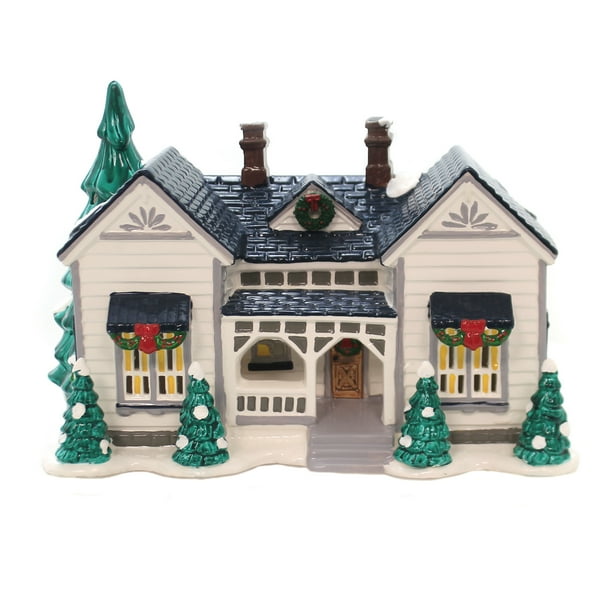 Department 56 House GRANDMA'S COTTAGE Ceramic Snow Village Retired