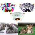 thumbnail image 6 of Fakrich Cat Tunnel Bed, Cat Tunnels for Indoor Cats with Washable Circle Cushion, Multifunctional Peekaboo Cat Cave Tubes Tunnel, Peekaboo Cave Playground for Kitten Rabbit Hideaway(Stars), 6 of 7