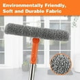 thumbnail image 2 of Squeegee for Window I 2-in-1 Window CleanerSponge and Soft Rubber Strip with TelescopicExtension Pole 18"-29" | Window Washer forShower, Car Windshield, Mirror, Glass Cleaning, 2 of 5