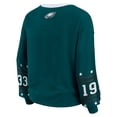 thumbnail image 3 of Women's WEAR by Erin Andrews Midnight Green Philadelphia Eagles Plus Size Sport Long-Sleeve T-Shirt, 3 of 5